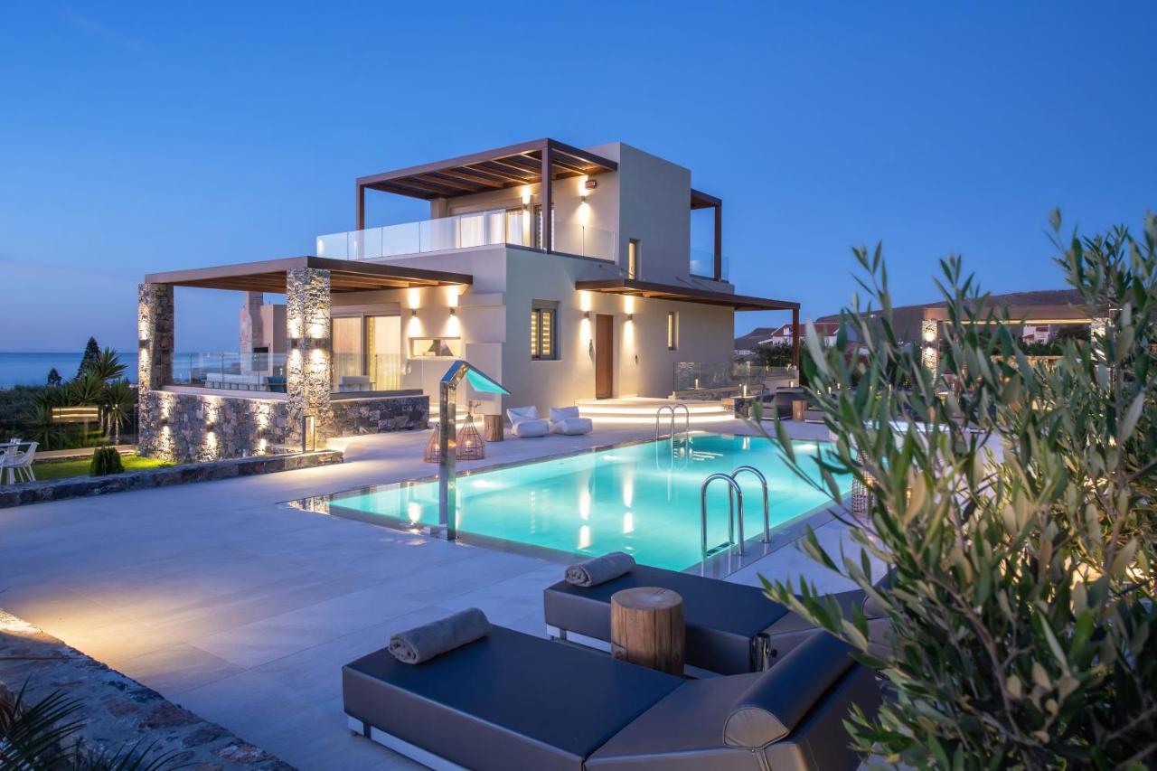 Kymo Instyle Villa - Sea View Private Pool Jacuzzi Kokkini Hani Extérieur photo