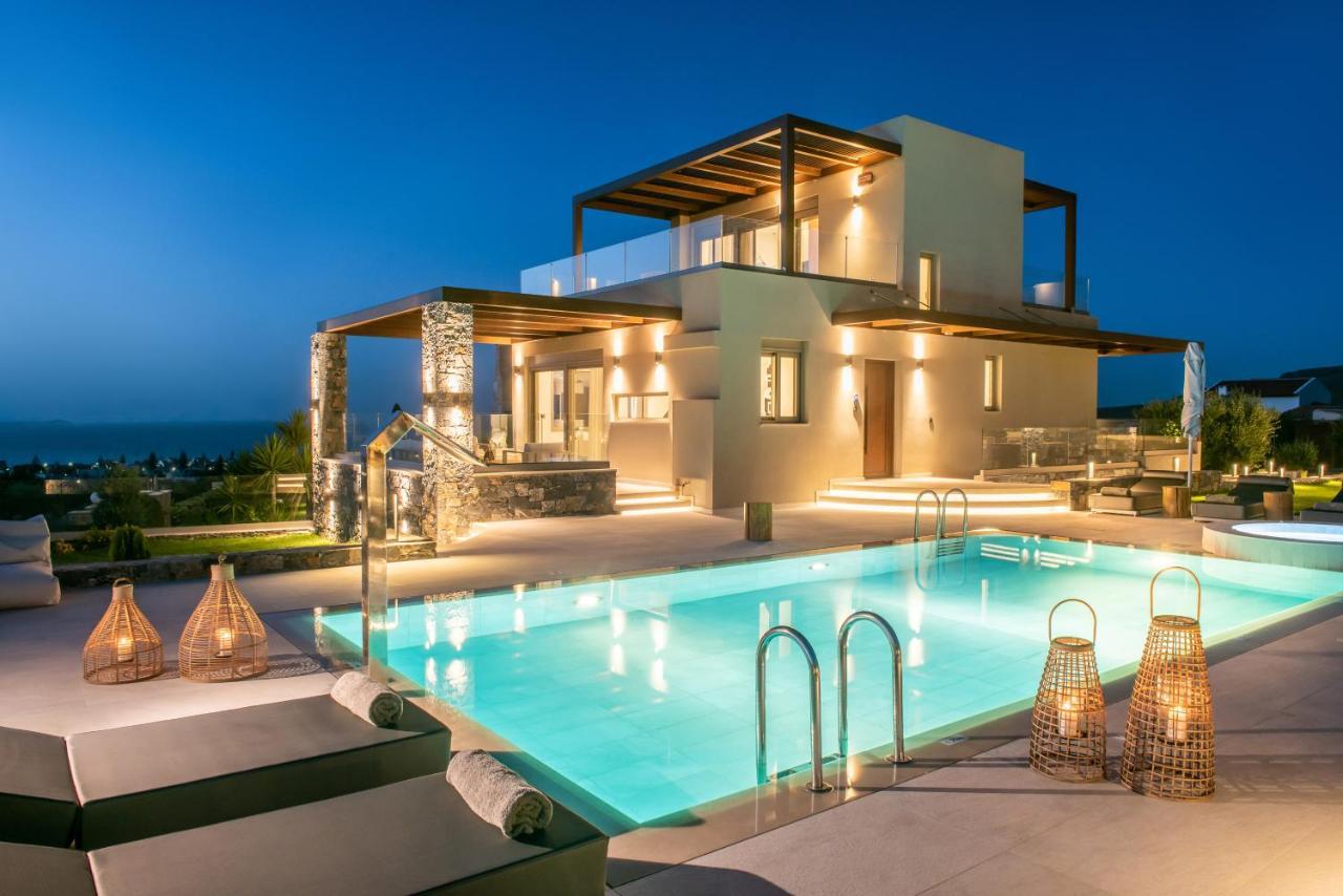 Kymo Instyle Villa - Sea View Private Pool Jacuzzi Kokkini Hani Extérieur photo