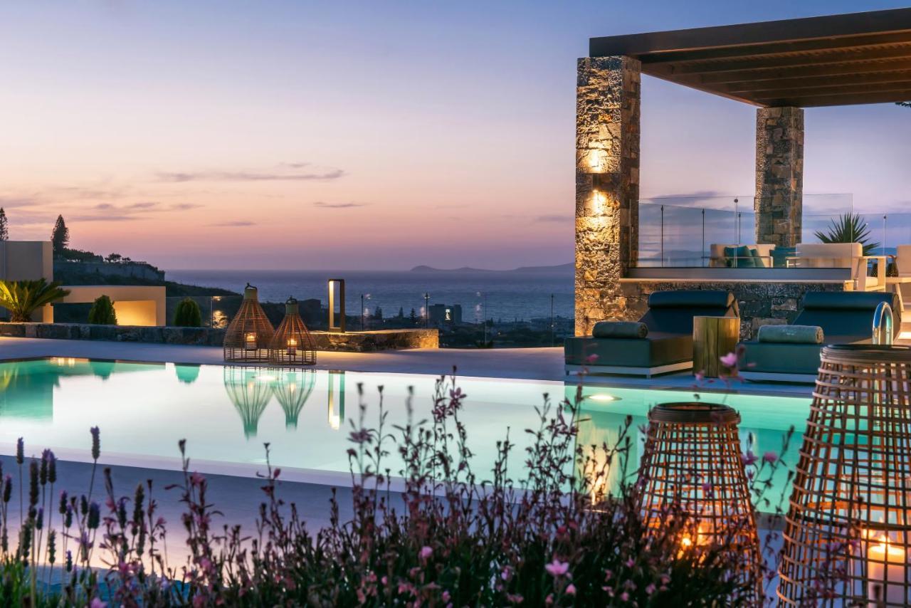 Kymo Instyle Villa - Sea View Private Pool Jacuzzi Kokkini Hani Extérieur photo