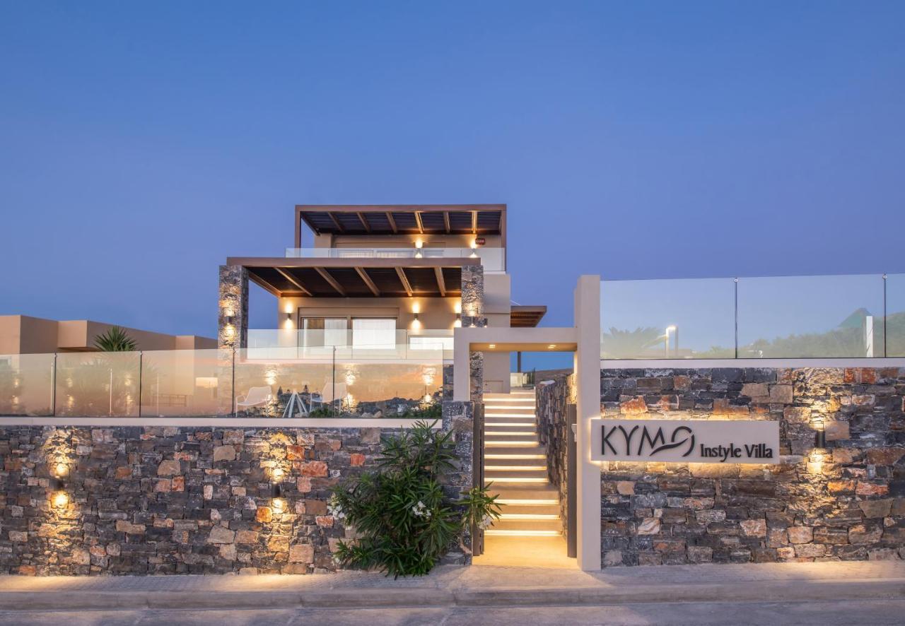 Kymo Instyle Villa - Sea View Private Pool Jacuzzi Kokkini Hani Extérieur photo