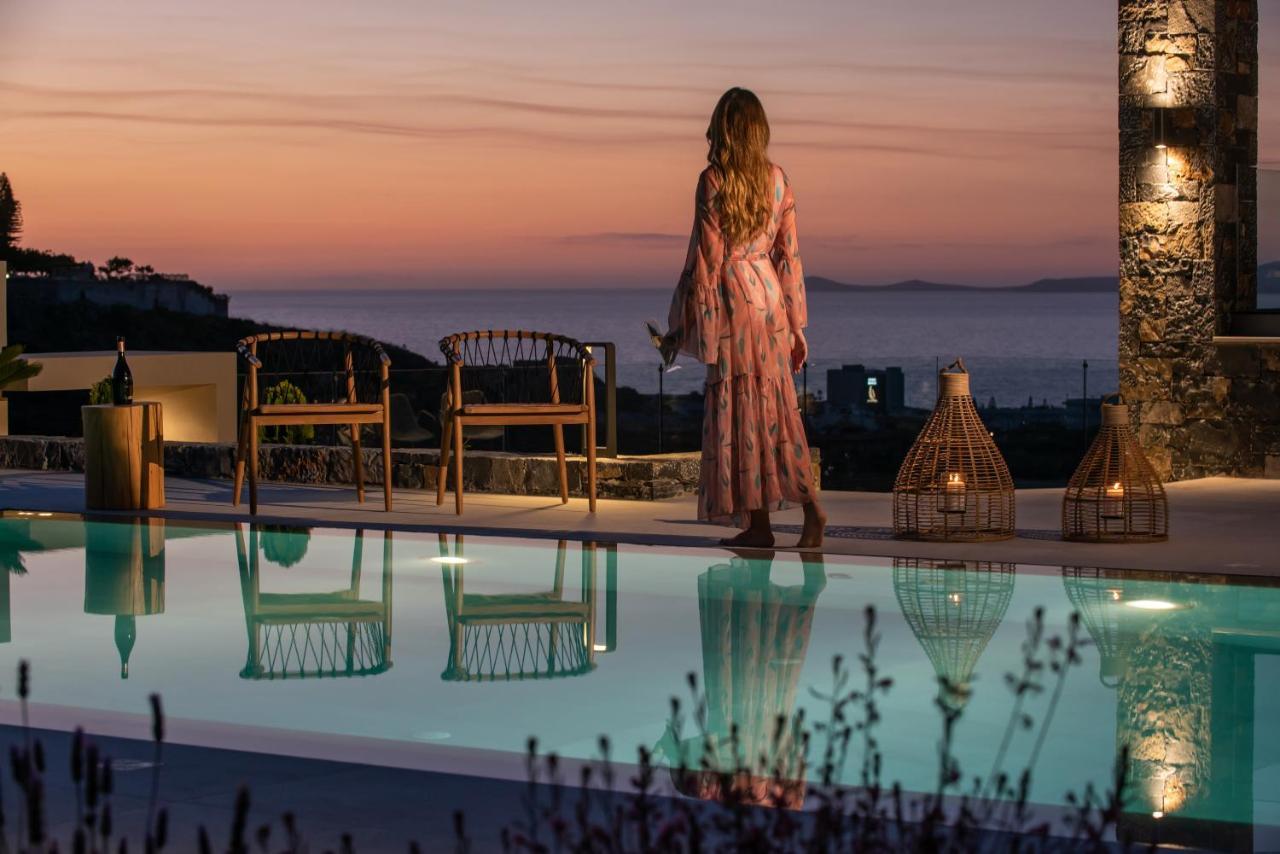 Kymo Instyle Villa - Sea View Private Pool Jacuzzi Kokkini Hani Extérieur photo