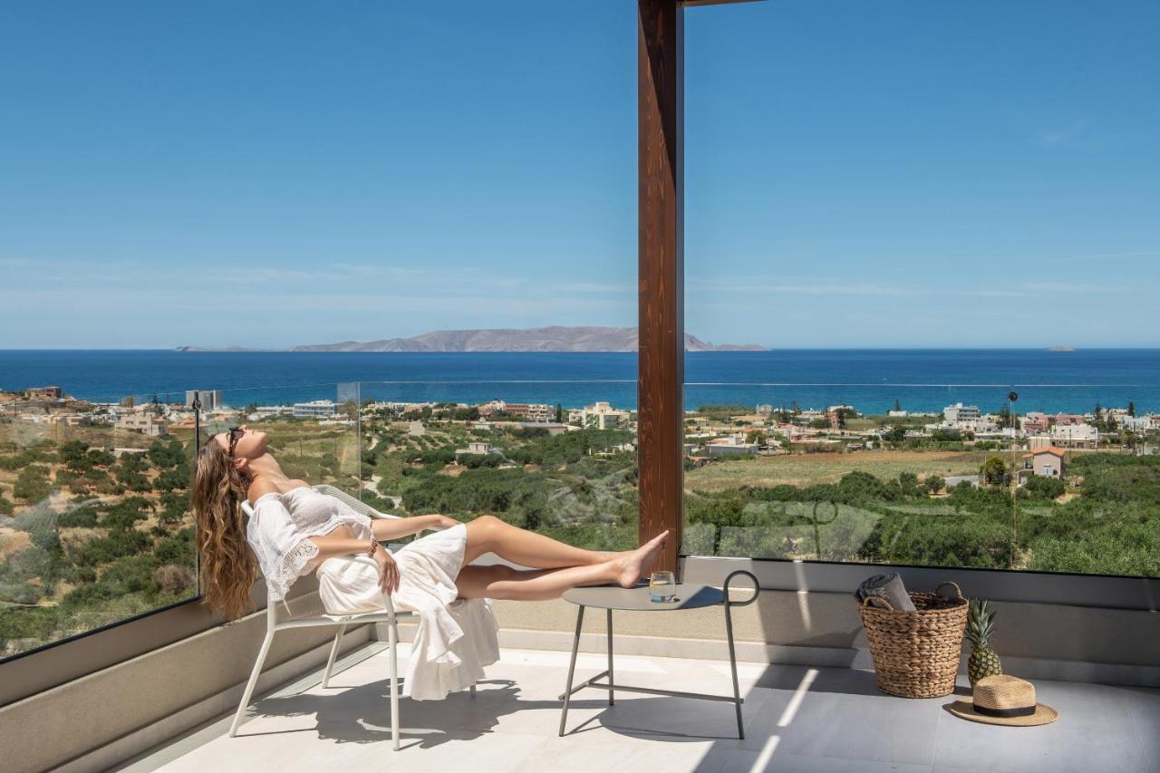 Kymo Instyle Villa - Sea View Private Pool Jacuzzi Kokkini Hani Extérieur photo